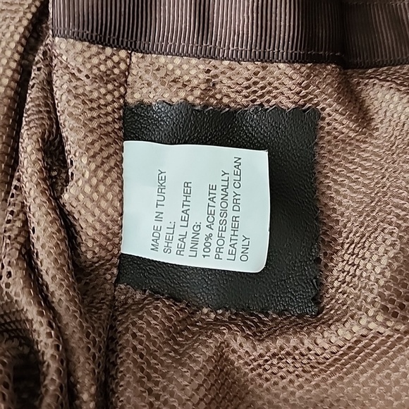 Boutique of Leathers Canada Men's Dark Brown Leather Full Zip Lined Jacket Sz 38 - Picture 15 of 16